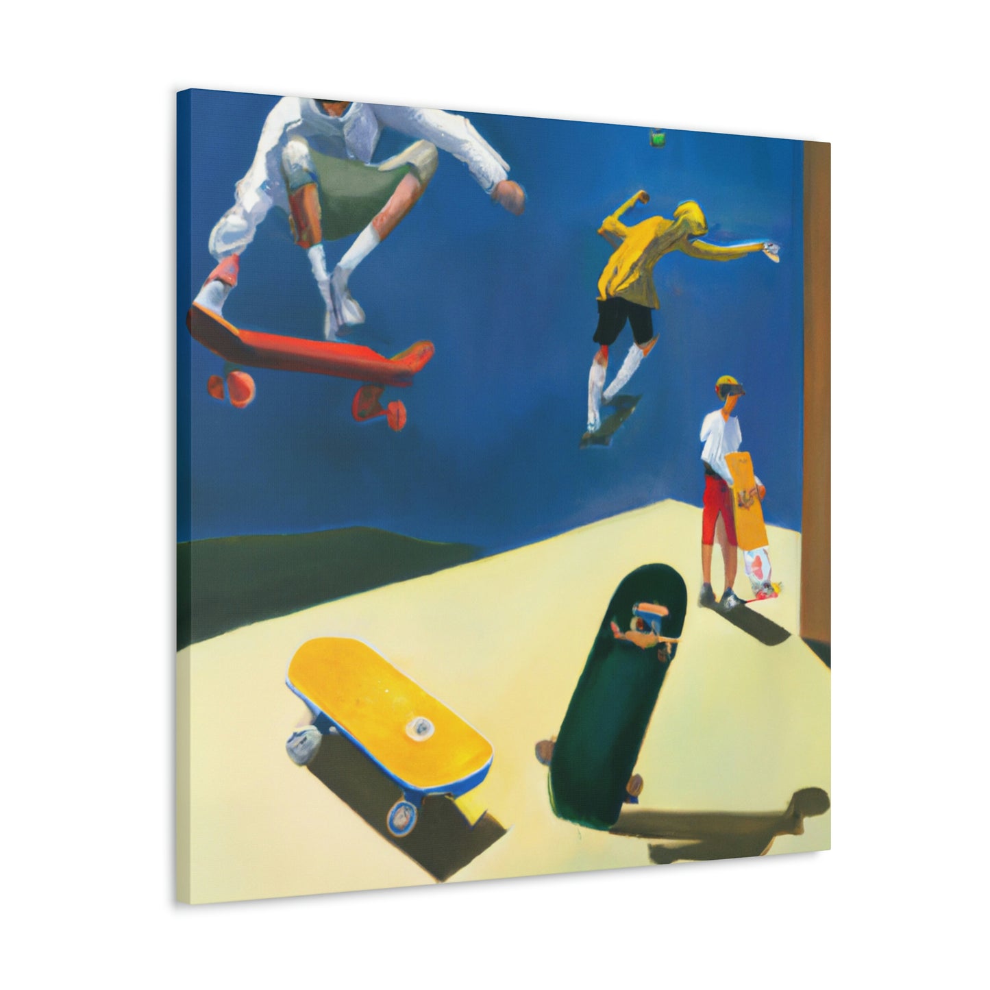 Skateboarding Dreamscape - Canvas