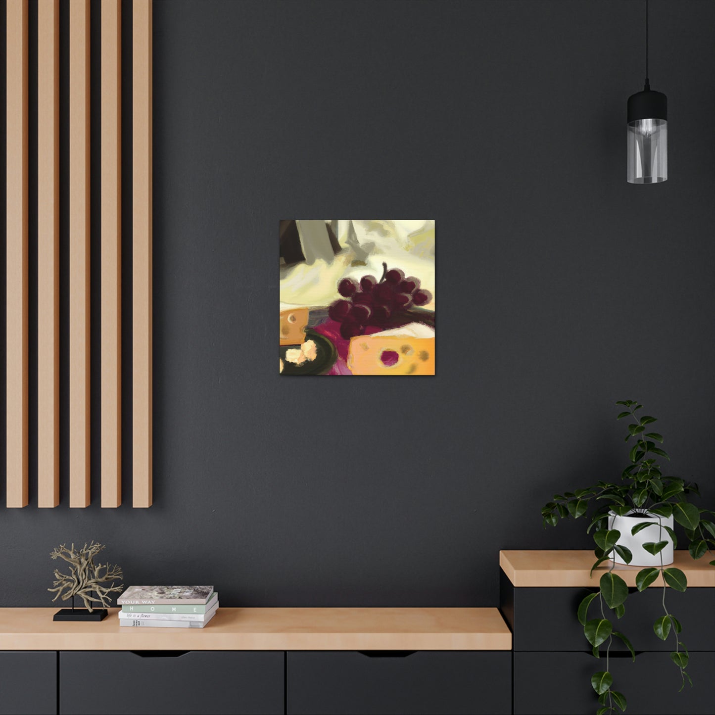 Cheese and Grapes Dream - Canvas