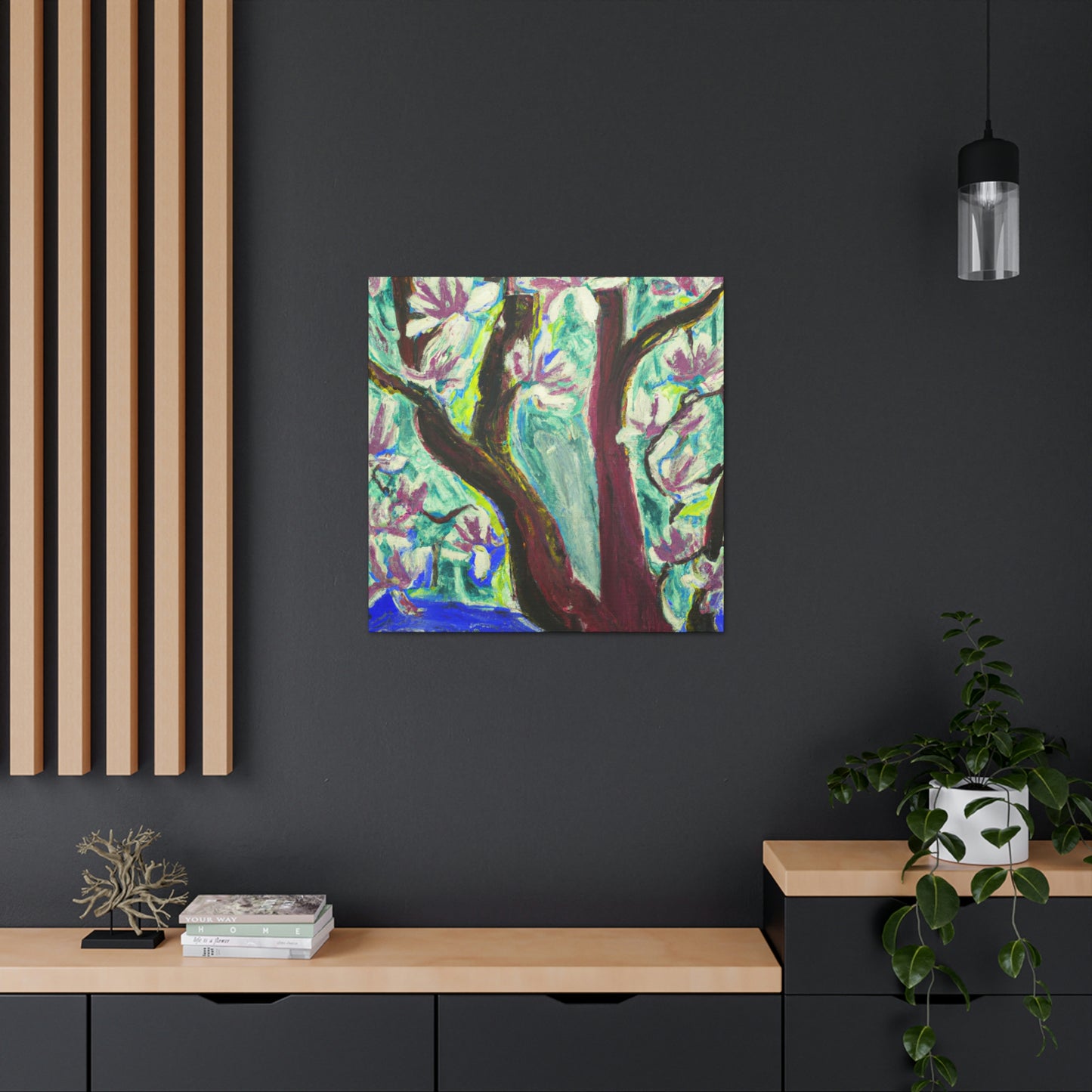 "Magnolia Through Expressionism" - Canvas