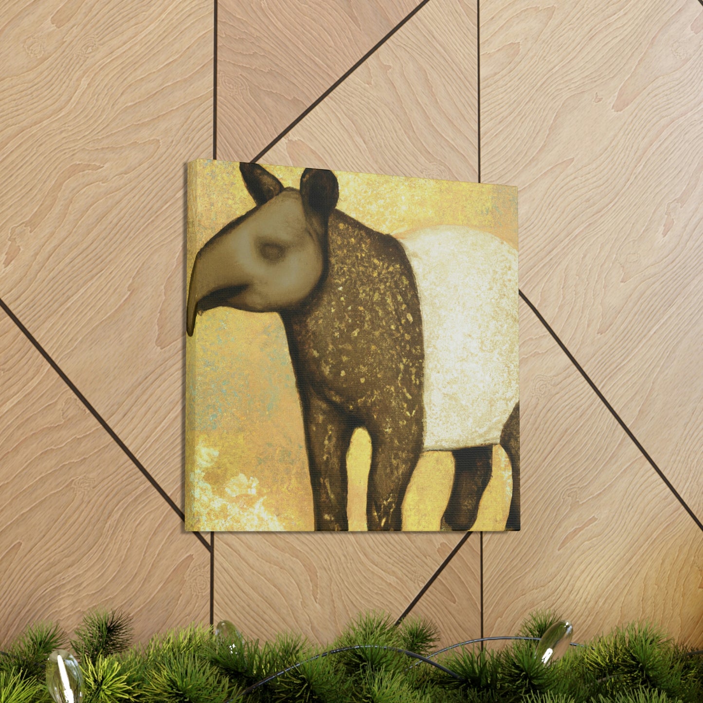 "Malayan Tapir Delight" - Canvas