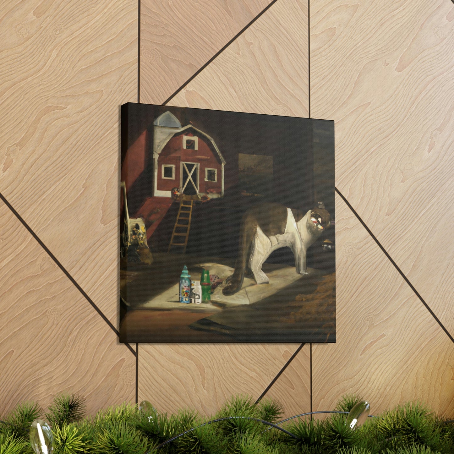 Barn Cat's Dreamscape - Canvas