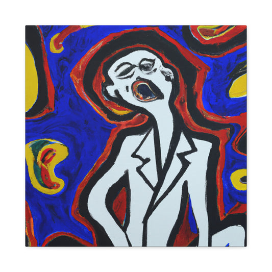 "Bleeding Blues Emotion" - Canvas