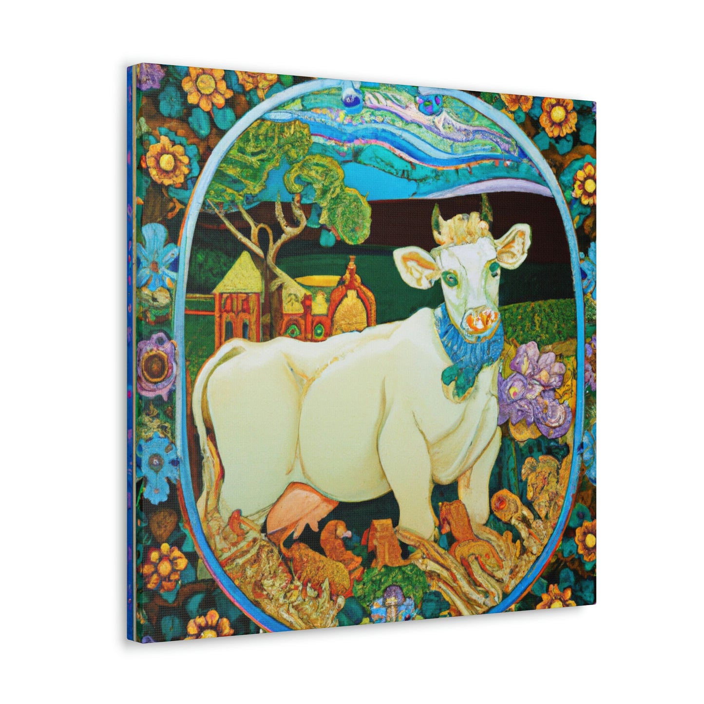 Calf in Art Nouveau - Canvas