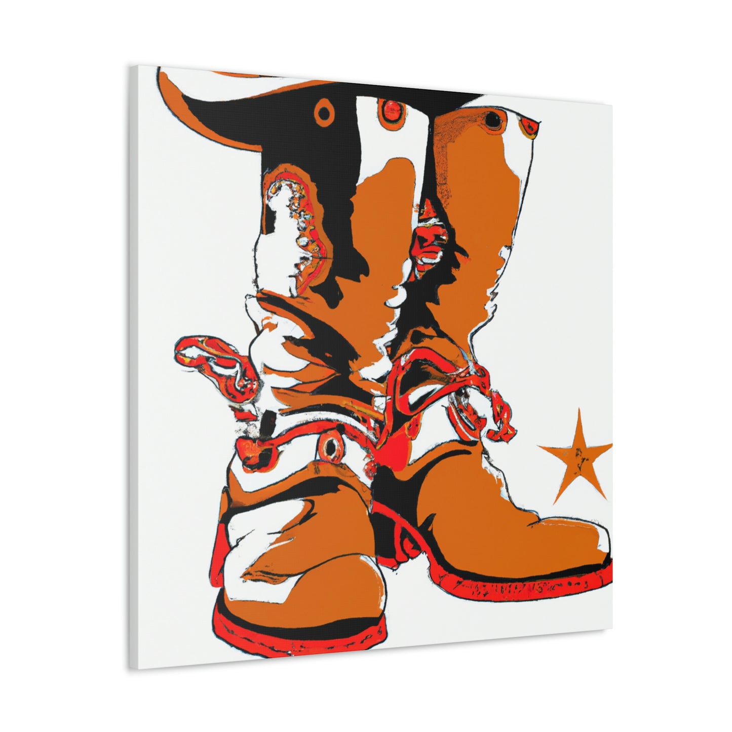 "Boots of Industrial Life" - Canvas