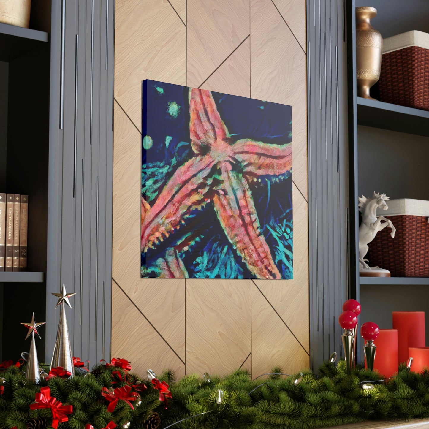 "Starfish on the Shoreline" - Canvas