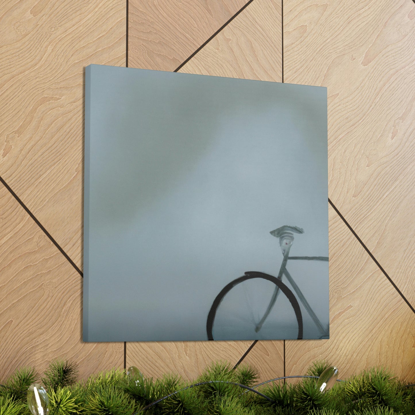 "Bicycle in Minimalism" - Canvas