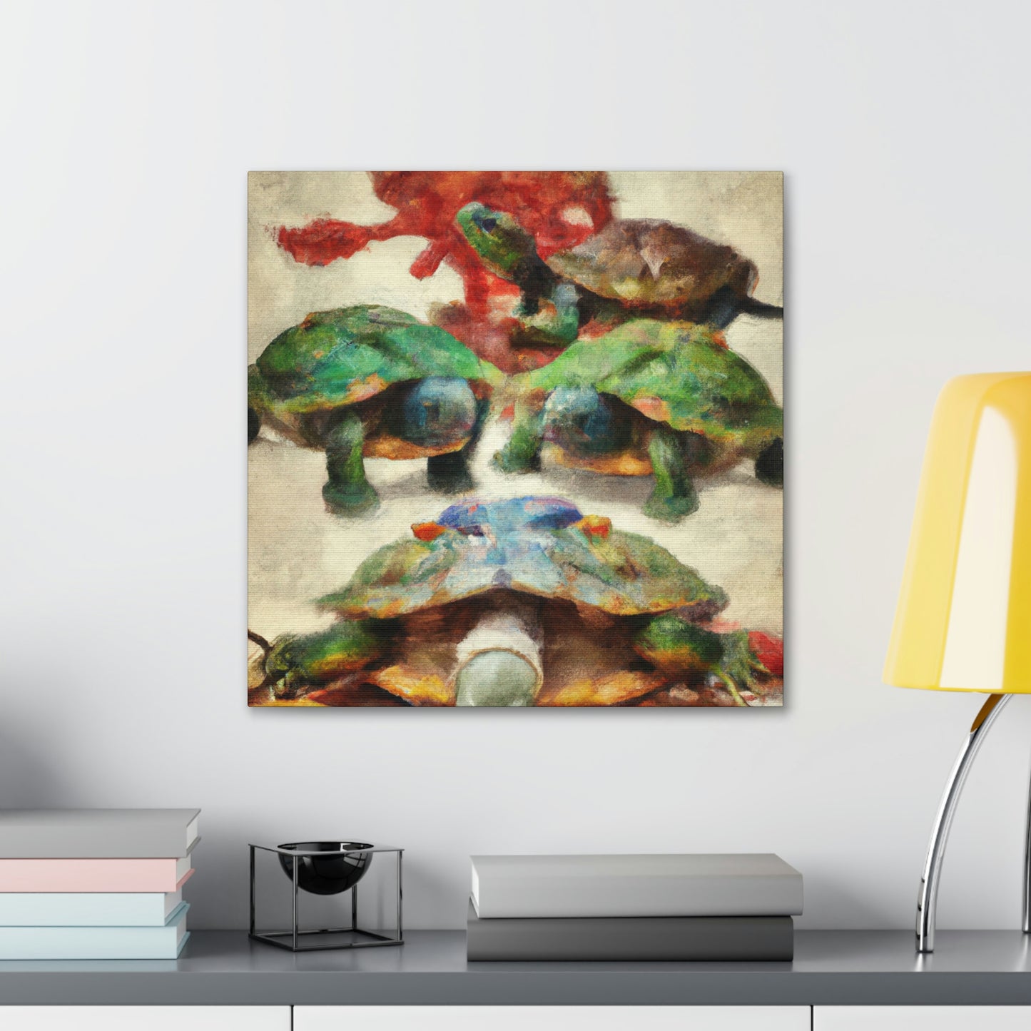 "Turtle on a Quest" - Canvas