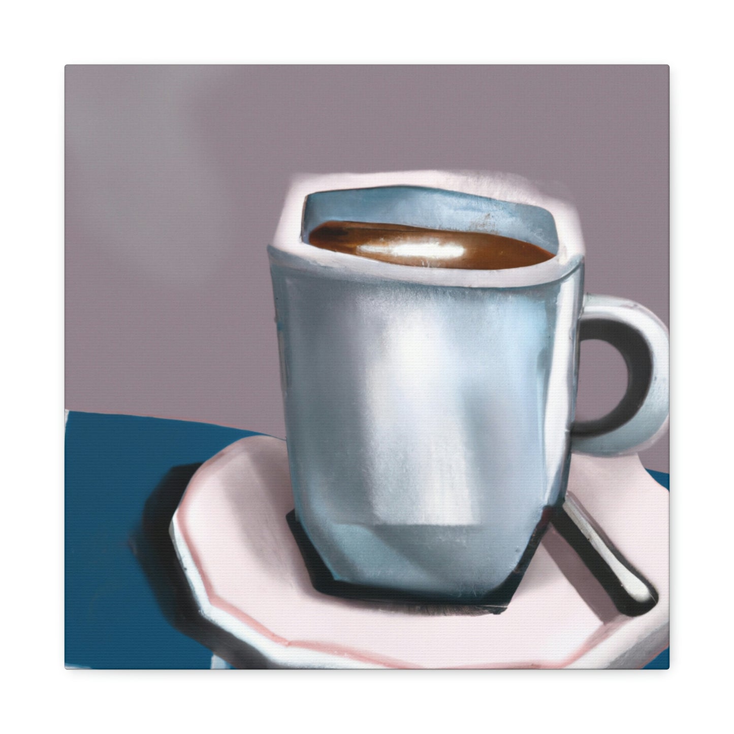 Cup of Joyful Coffee - Canvas