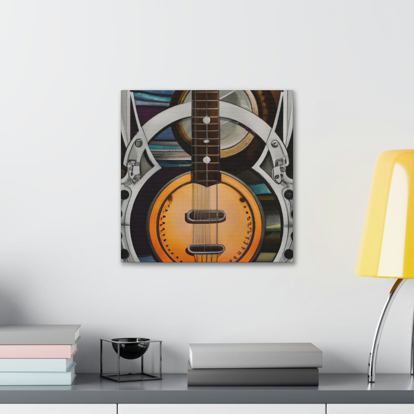 "Banjo in Art Deco" - Canvas