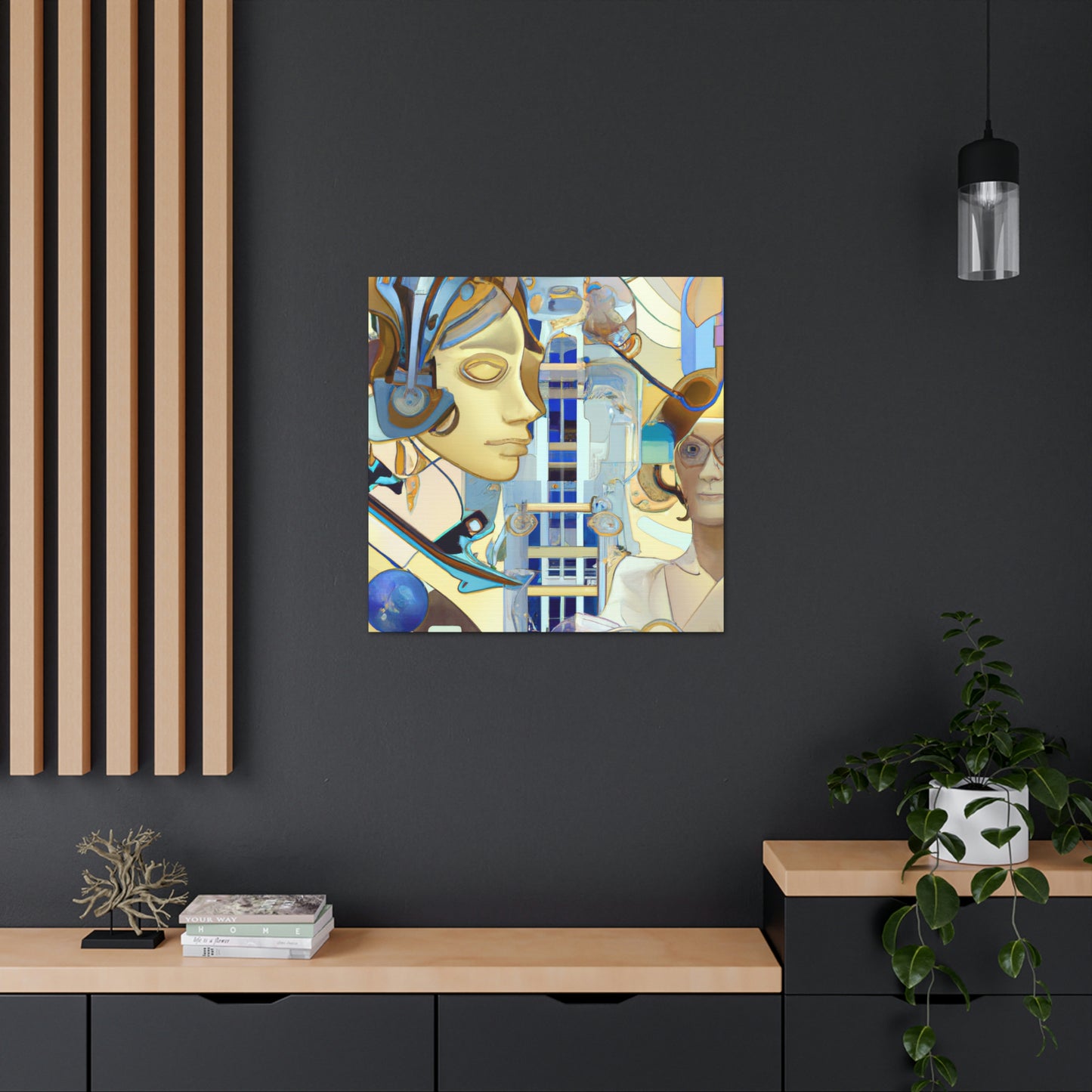 A.I. in Art Nouveau - Canvas