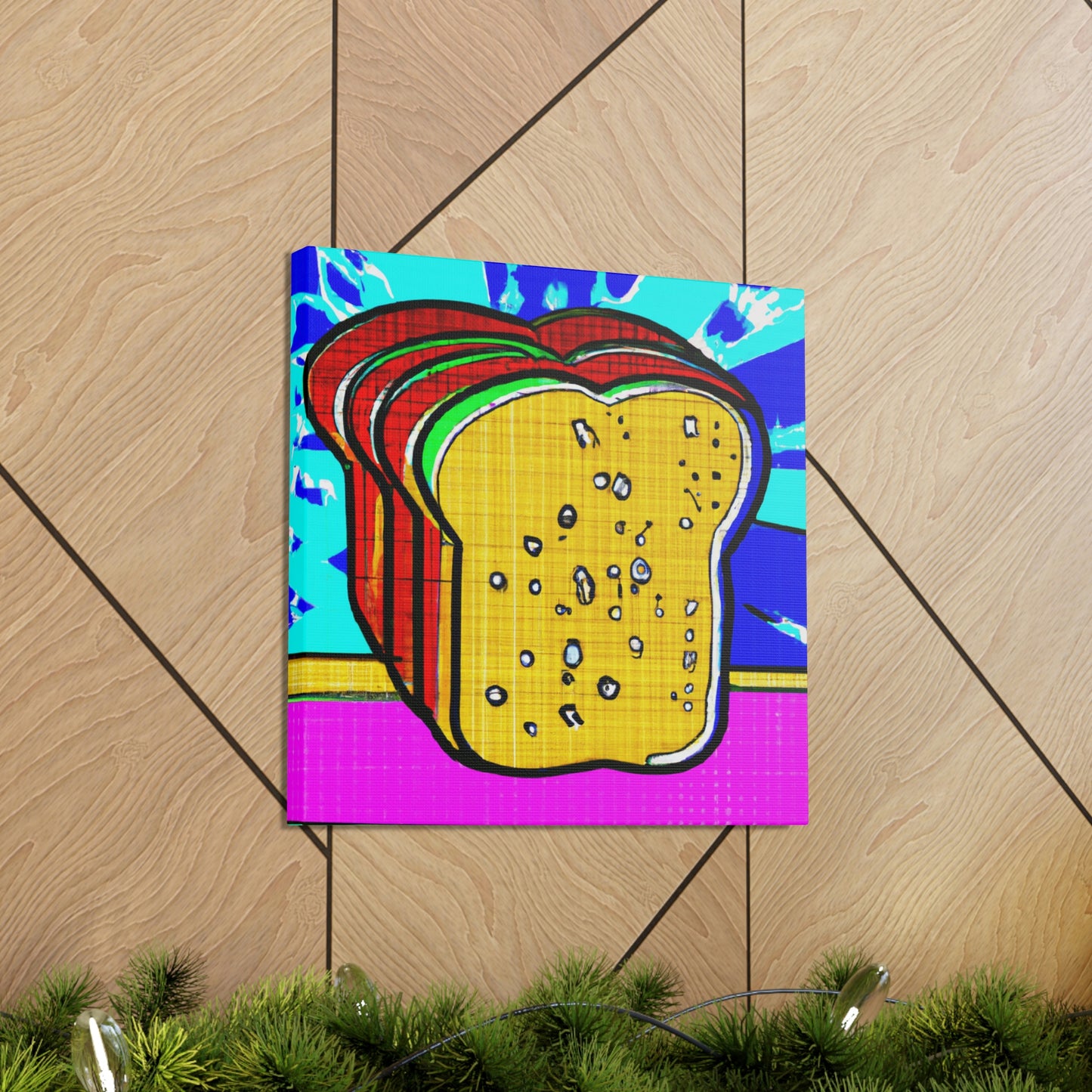 Bread in Pop Art - Canvas