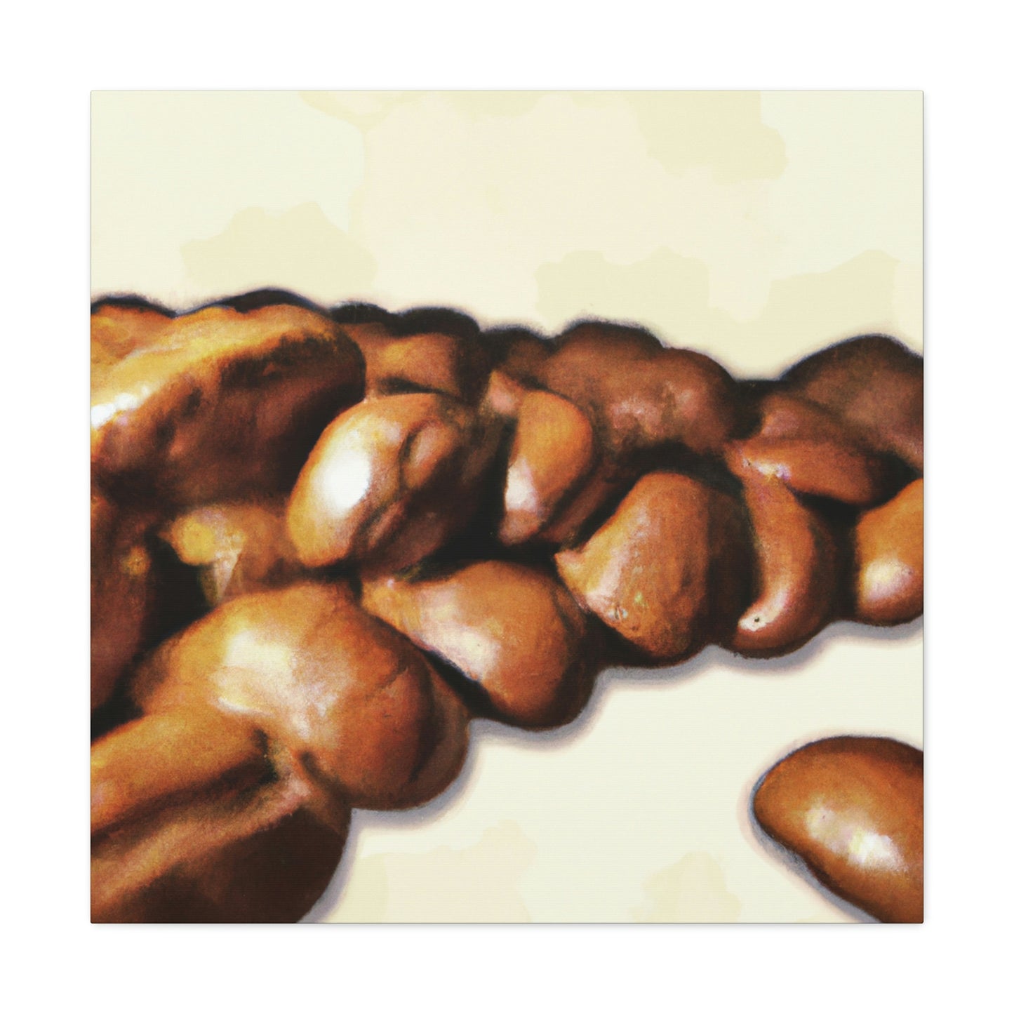 Coffee Beans in Neoclassicism - Canvas