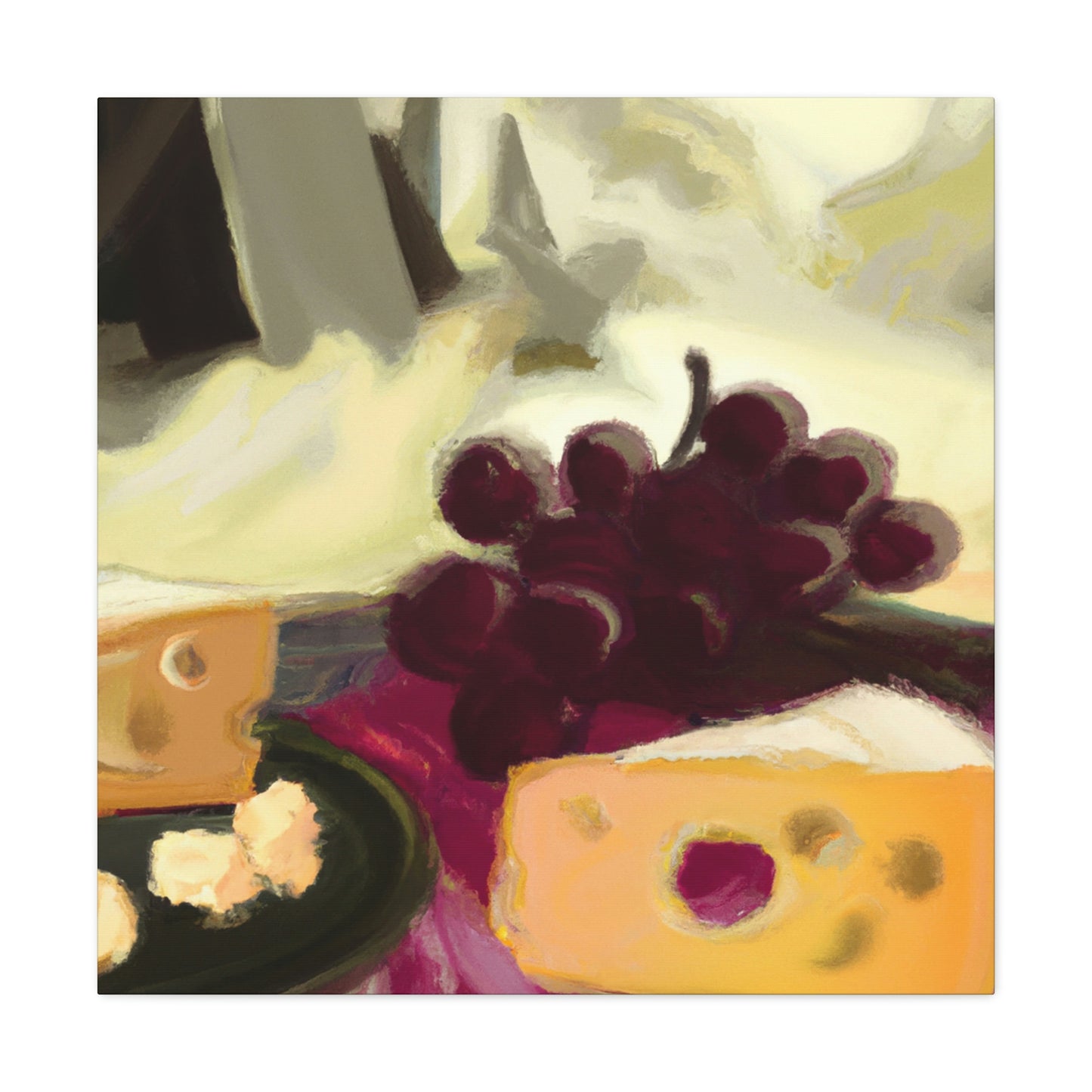 Cheese and Grapes Dream - Canvas