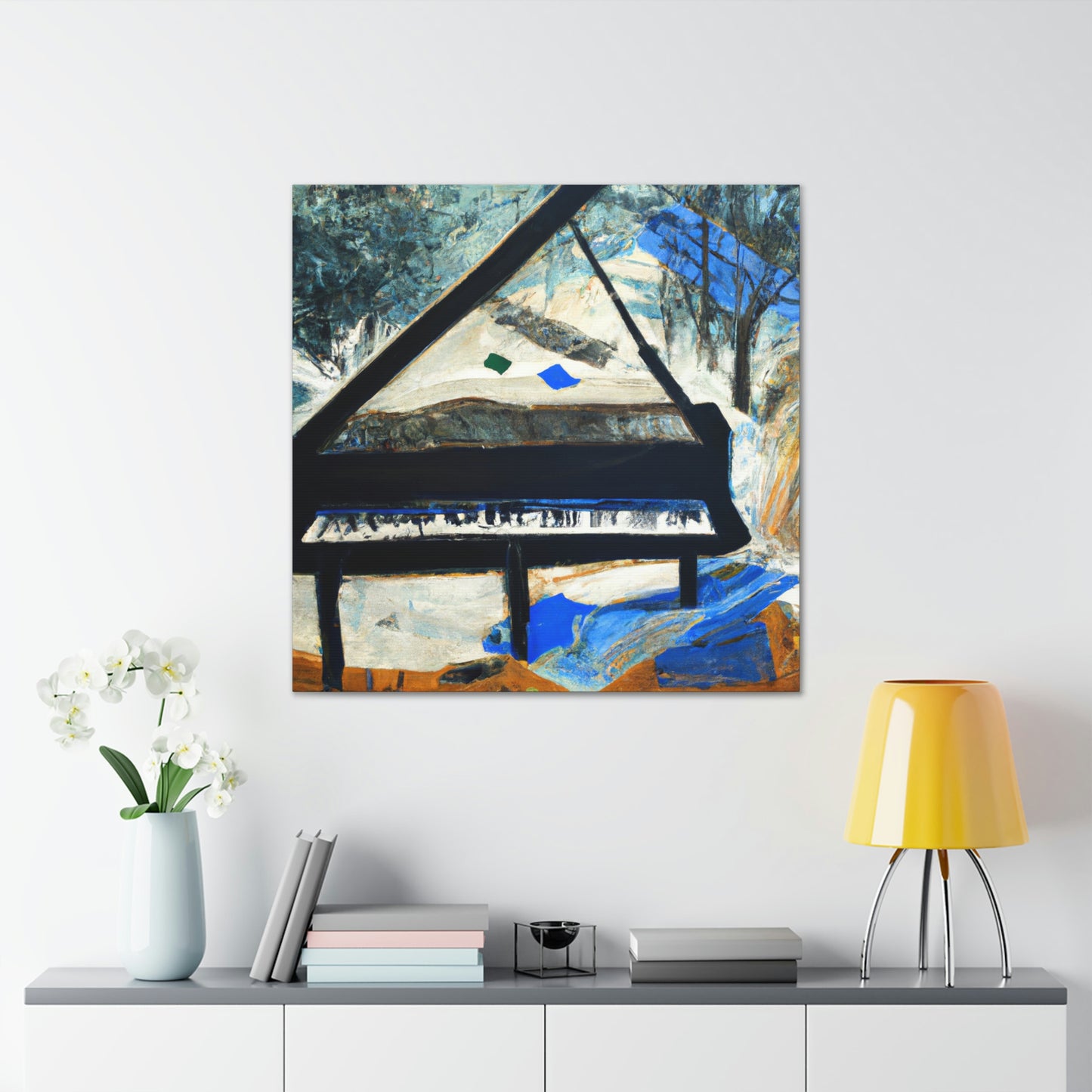 "Playing the Piano Song" - Canvas