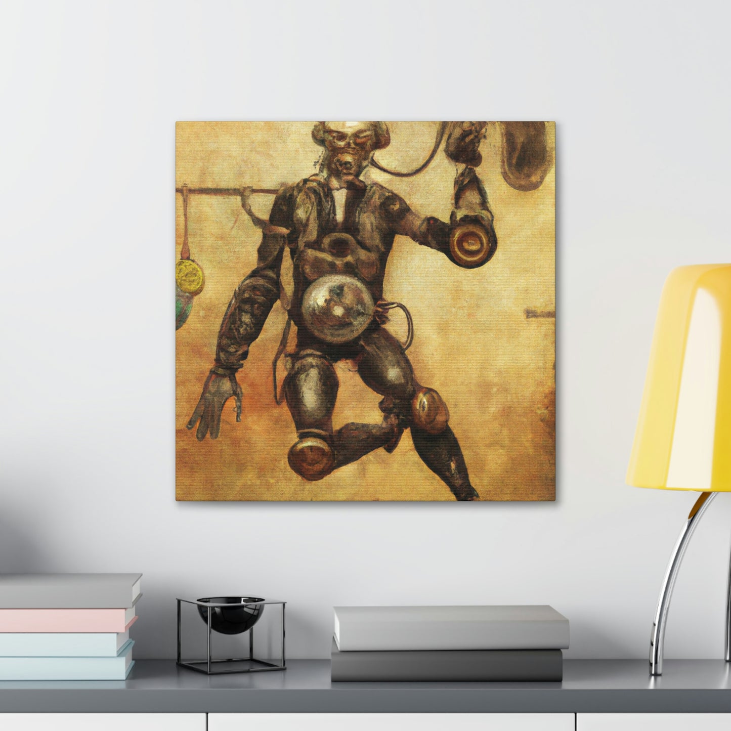 "Martial Arts Steampunk Mastery" - Canvas