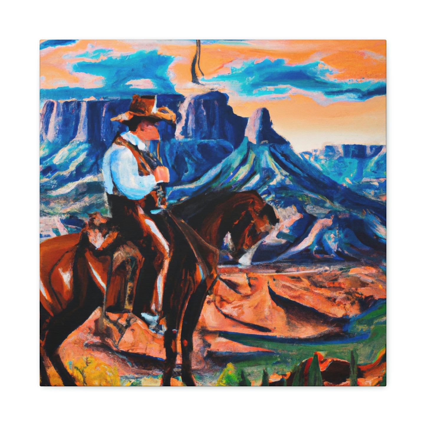 Saddle in Splendor - Canvas