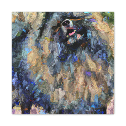 "Fur of a Keeshond" - Canvas