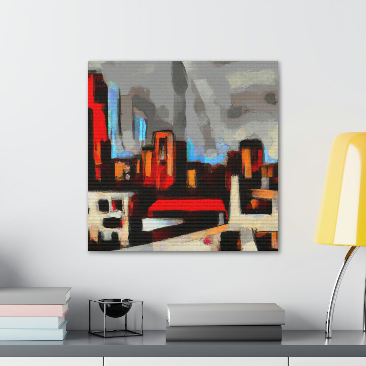 "Futurist Dreamscape Expanse" - Canvas