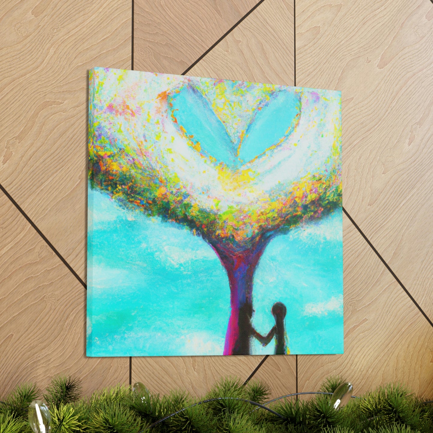 "Love Tree Abstracted" - Canvas