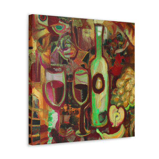 "Wine and Expressionism" - Canvas