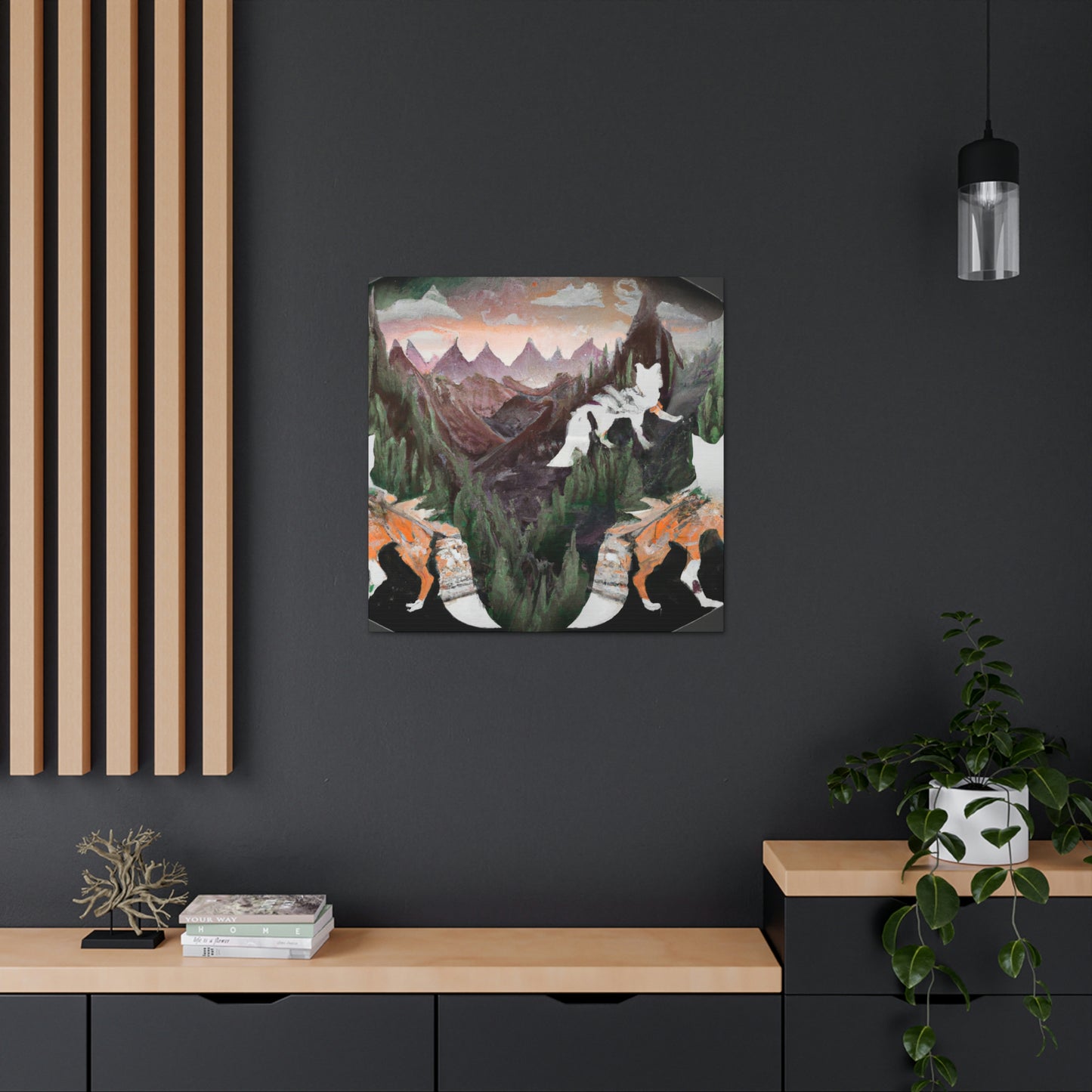 Fox in the Twilight - Canvas