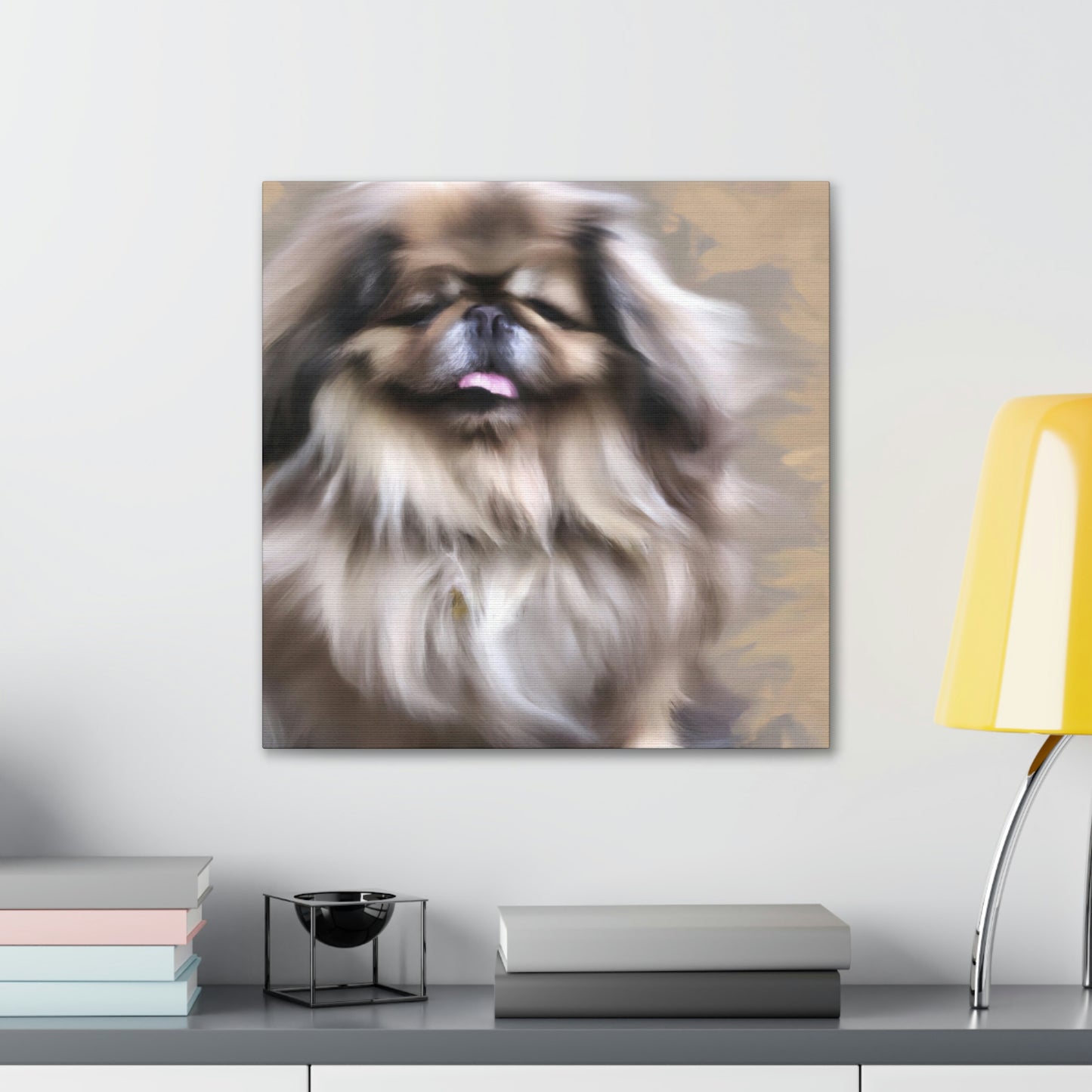 "Pekingese at Playtime" - Canvas