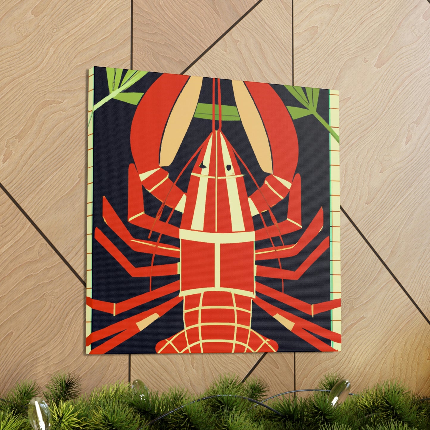 Lobster's Luxurious Glow - Canvas