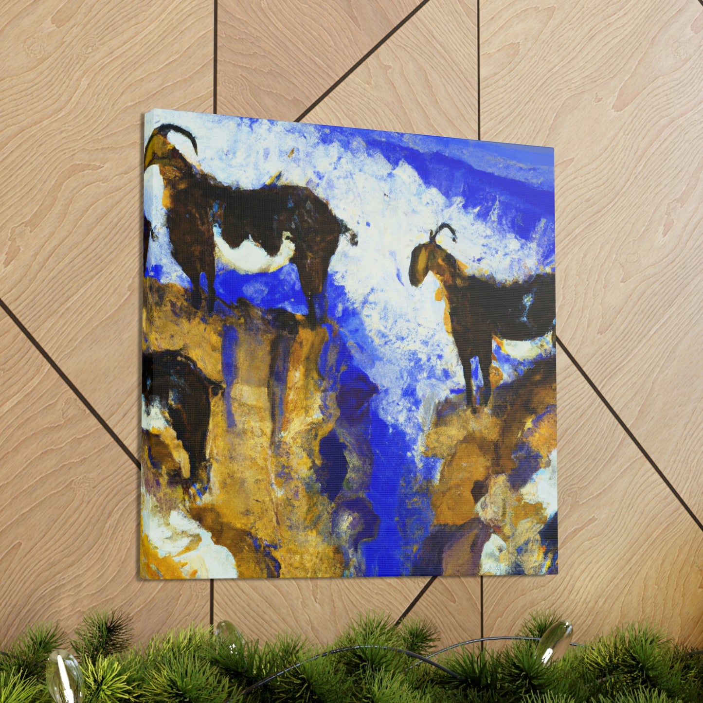 Mountain Goats Unleashed - Canvas