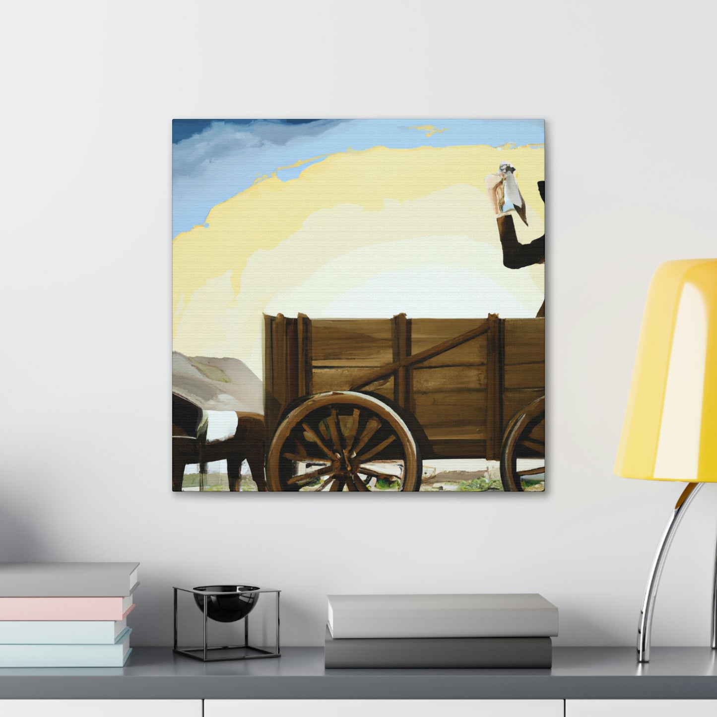 Old Cowpoke Memories - Canvas