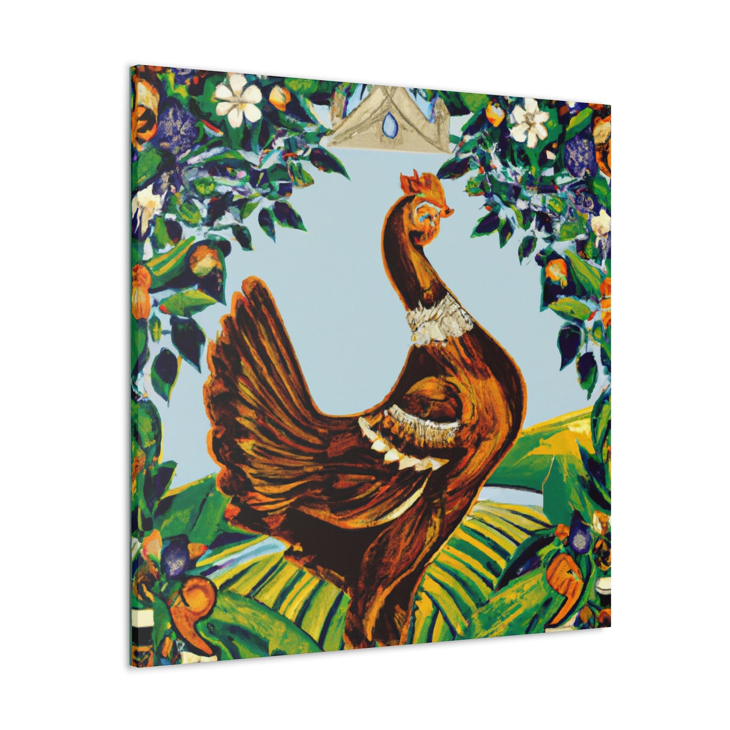 Hen at Dawn Goddess - Canvas