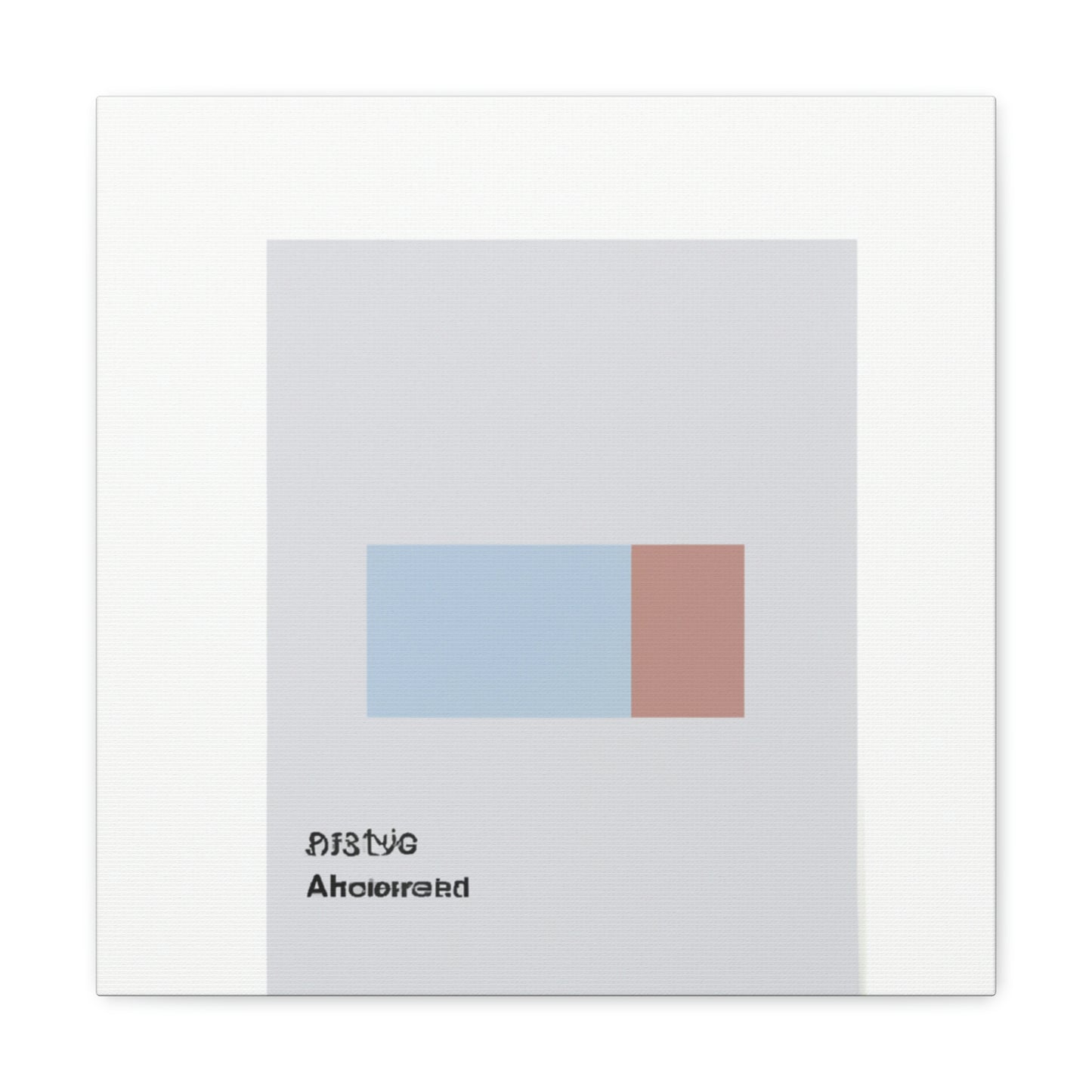 Crisp Chromatic Simplicity - Canvas