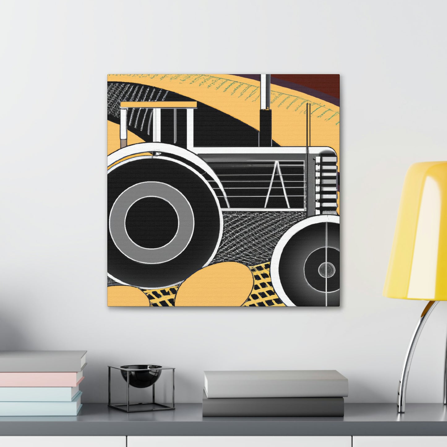 Tractor in the Jazz Age - Canvas