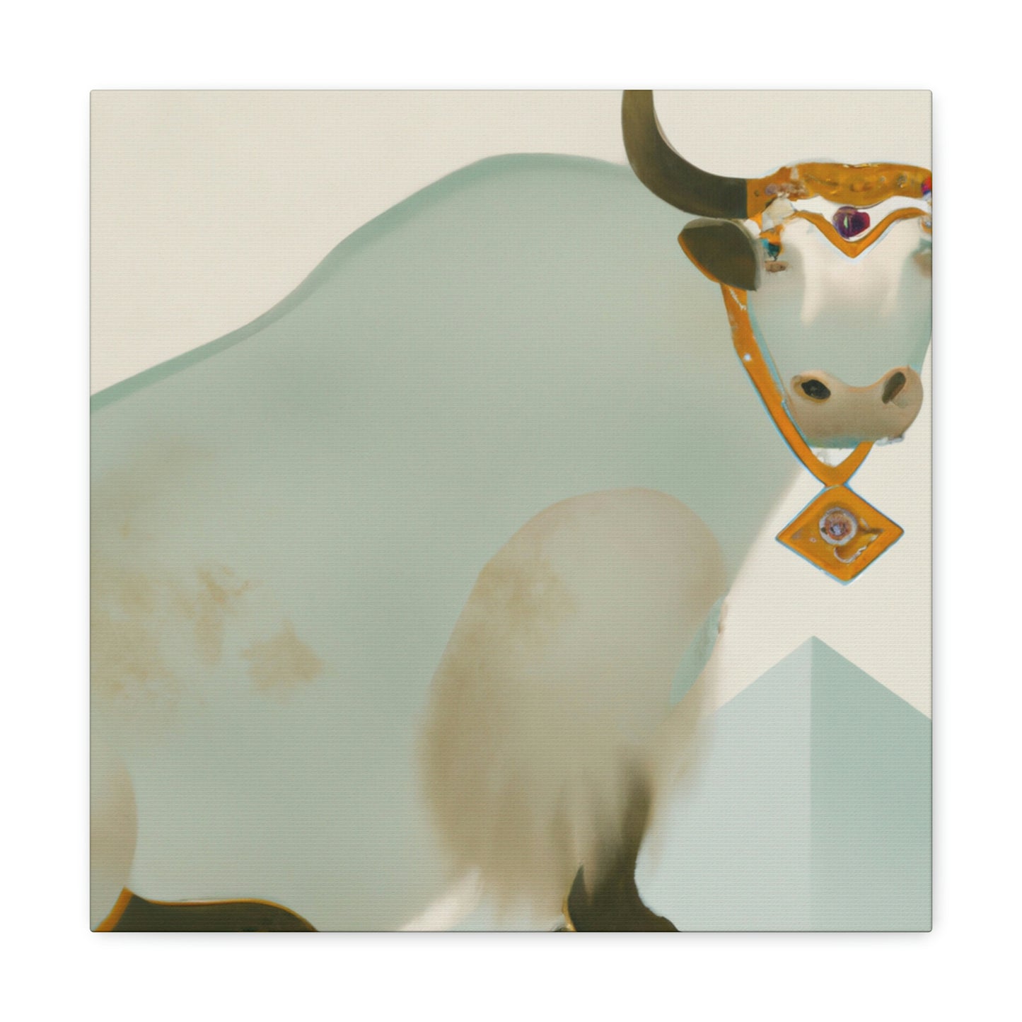 "Yak in Art Deco". - Canvas