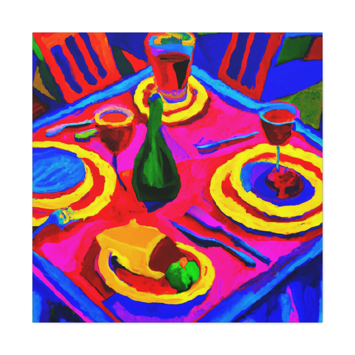 Fauvist Dinner Feast - Canvas