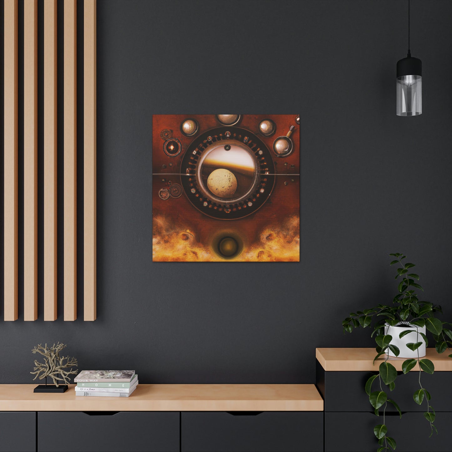 Mars of Clockwork Clock - Canvas