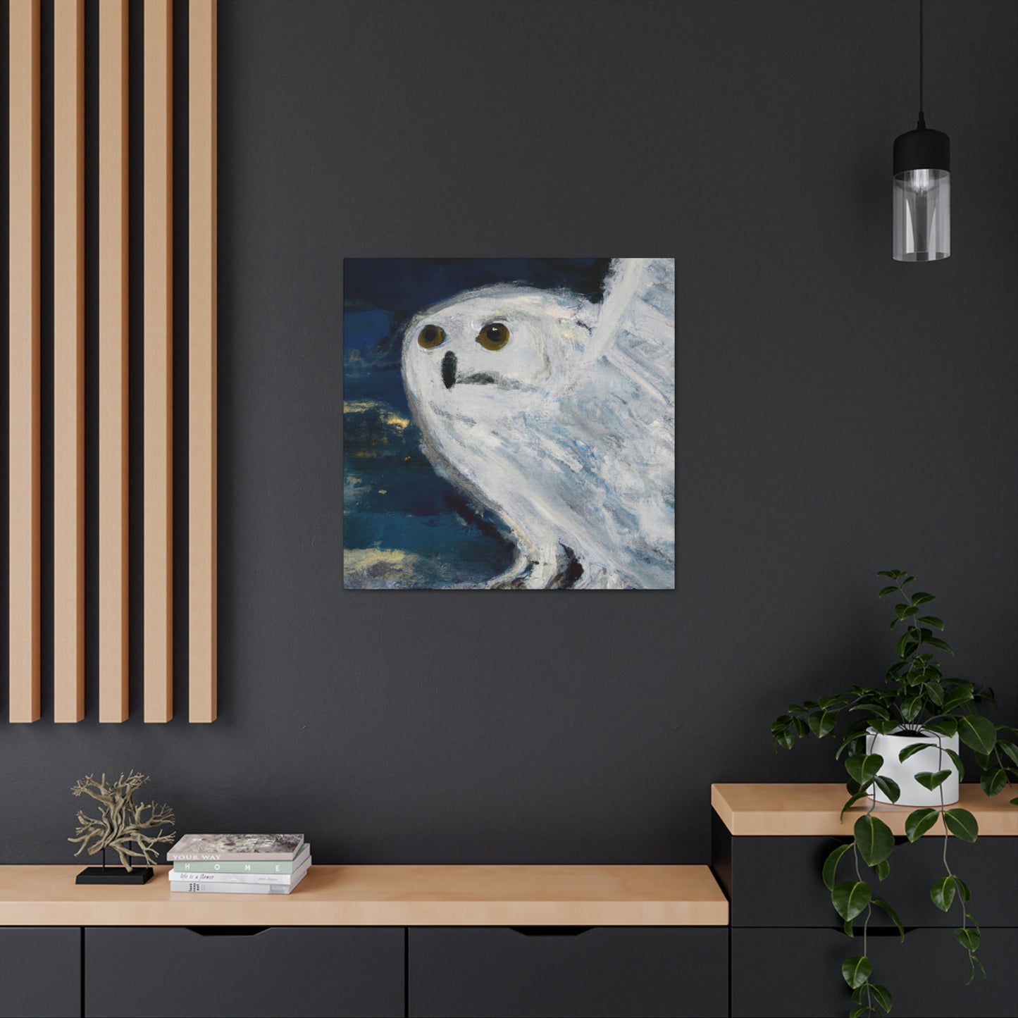 Snowy Owl Majesty - Canvas