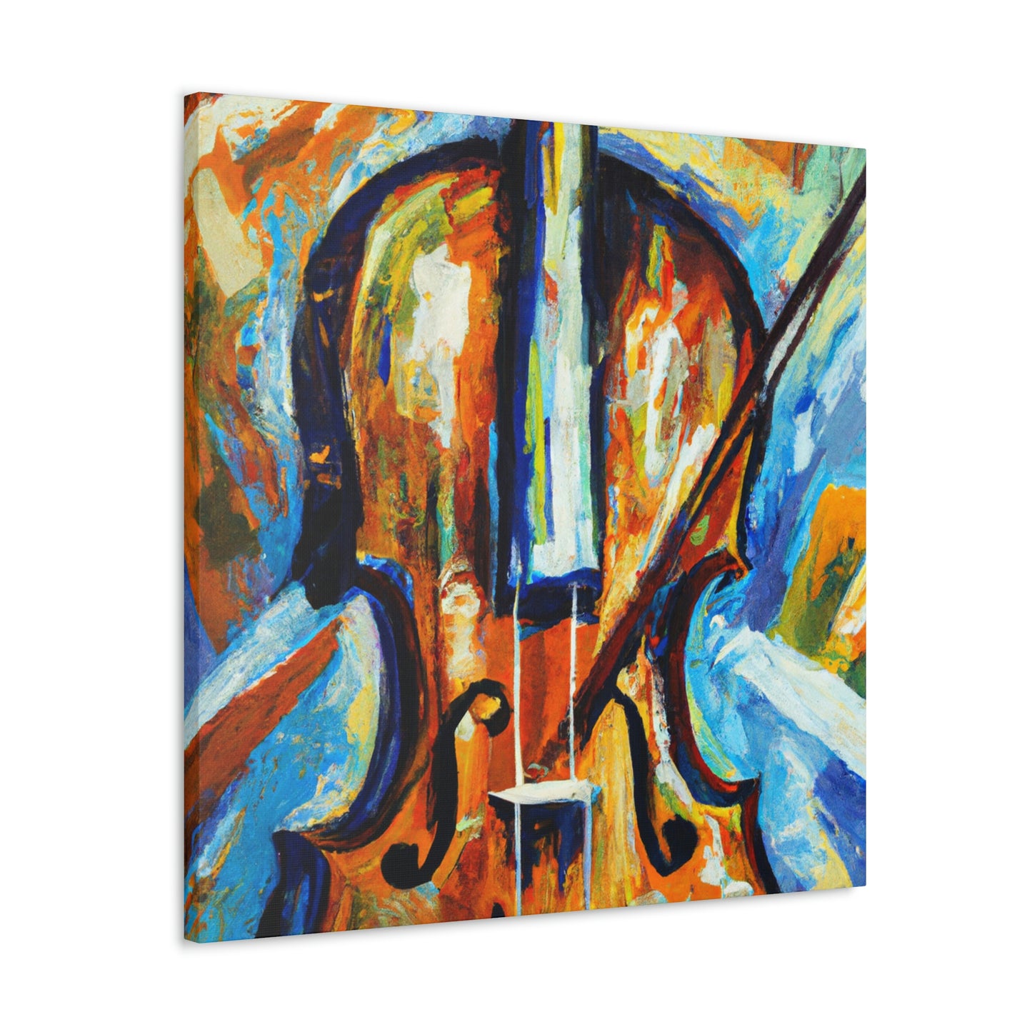 "Music of Expressionism Violin" - Canvas