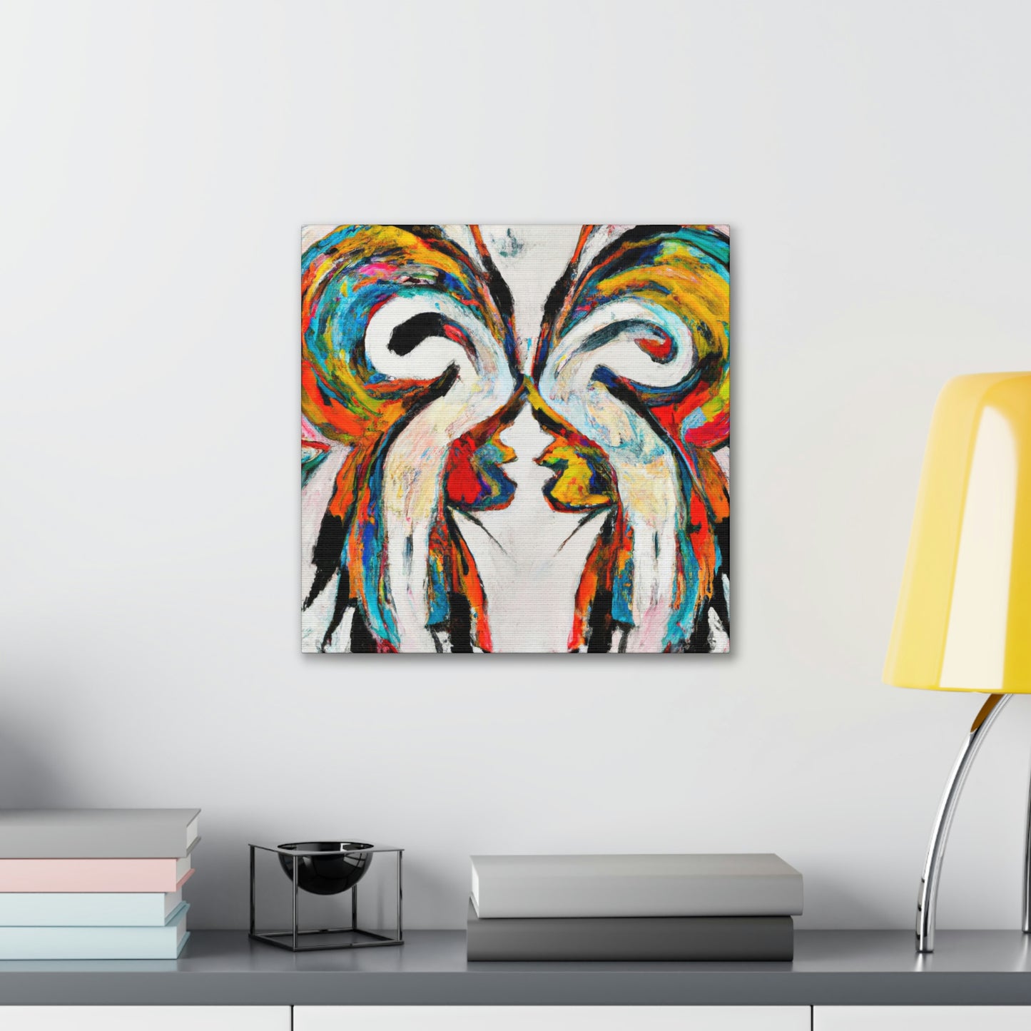 "Love's Winged Embrace" - Canvas