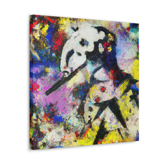 "Aviator in Flight Icon" - Canvas