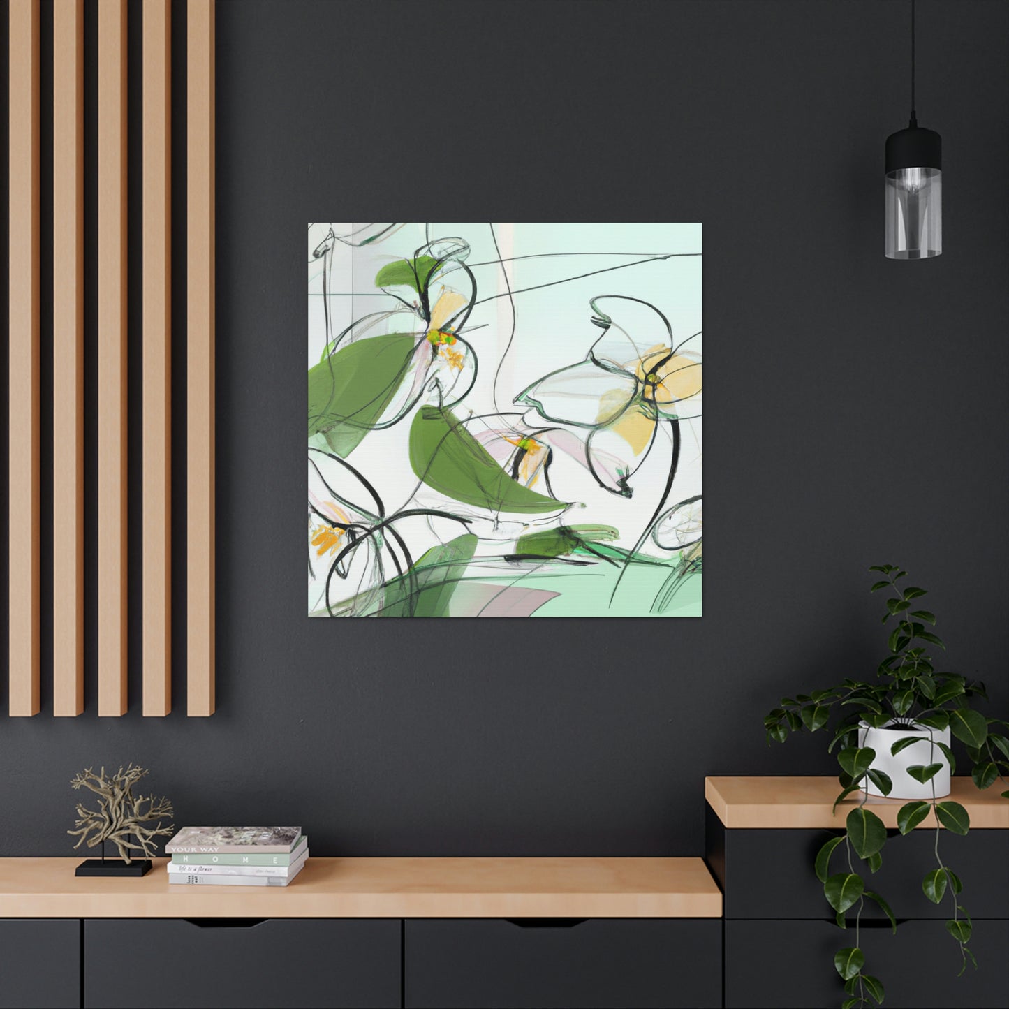 Jasmine in Art Deco - Canvas