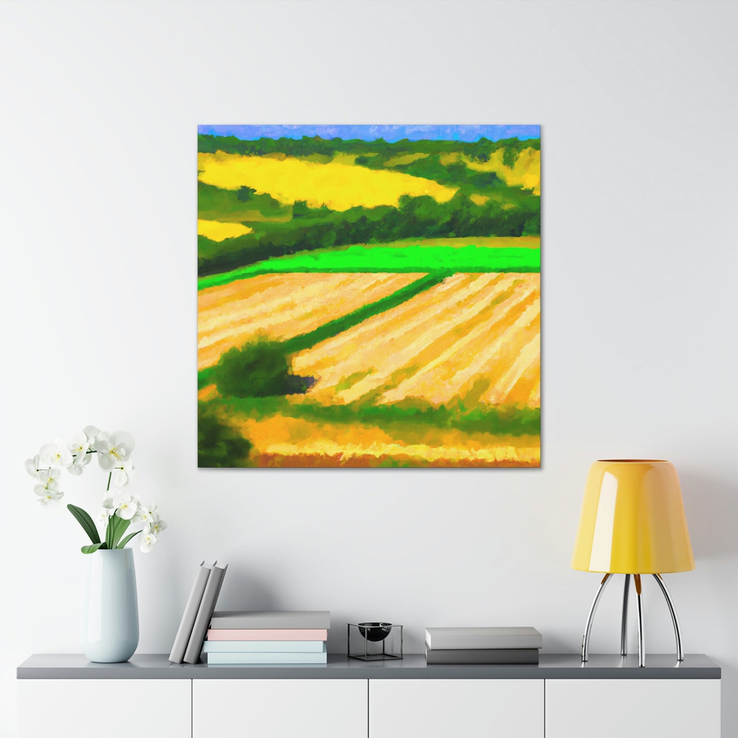 "Harvest of Gold Fields" - Canvas