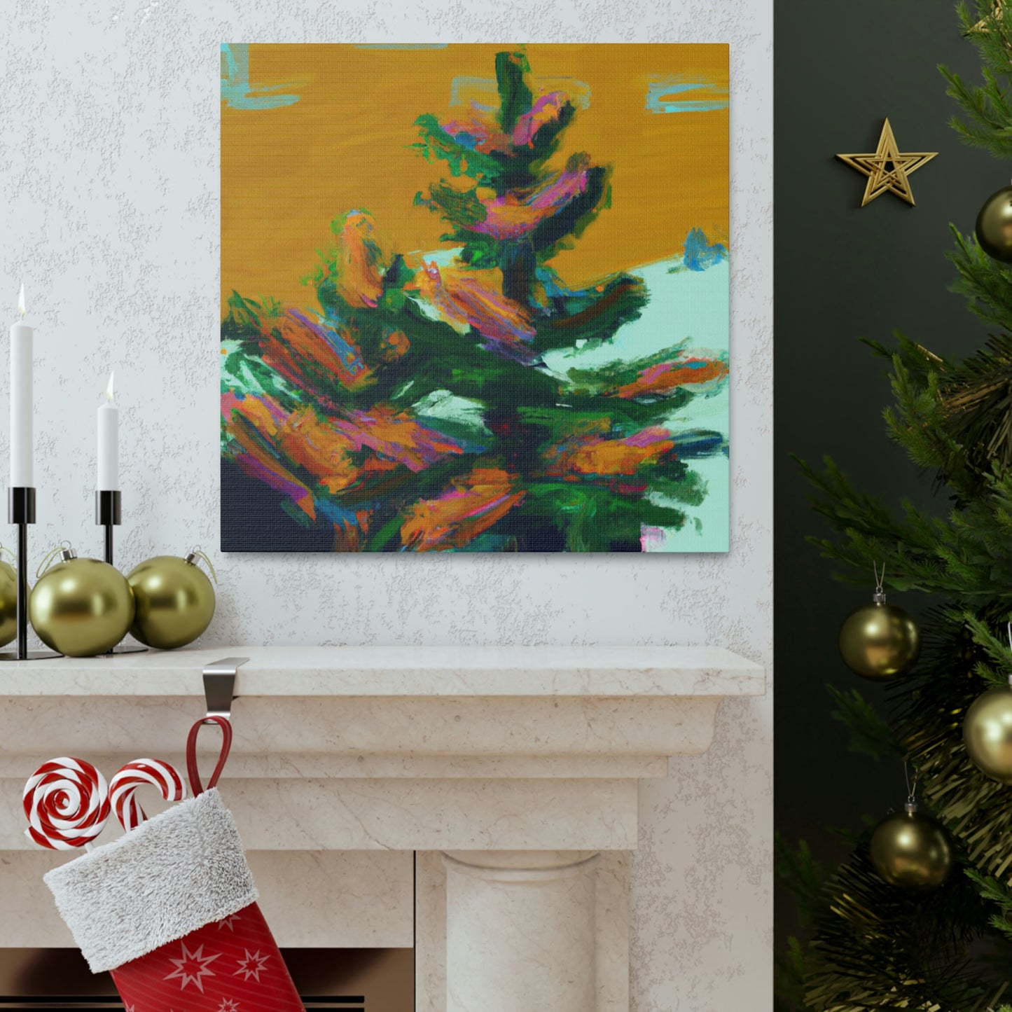 "Fir Tree Expressionism" - Canvas