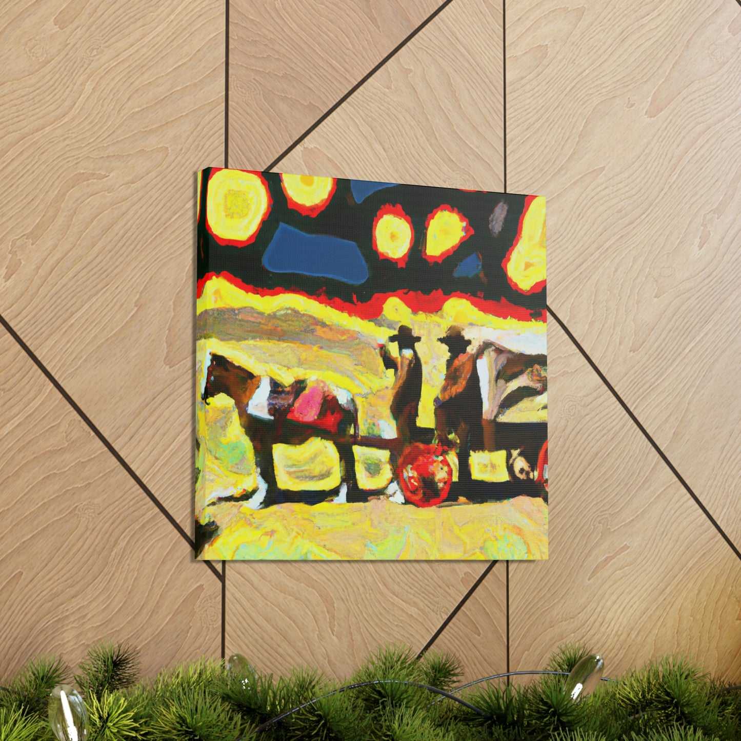 "Chuck Wagon Adventure" - Canvas