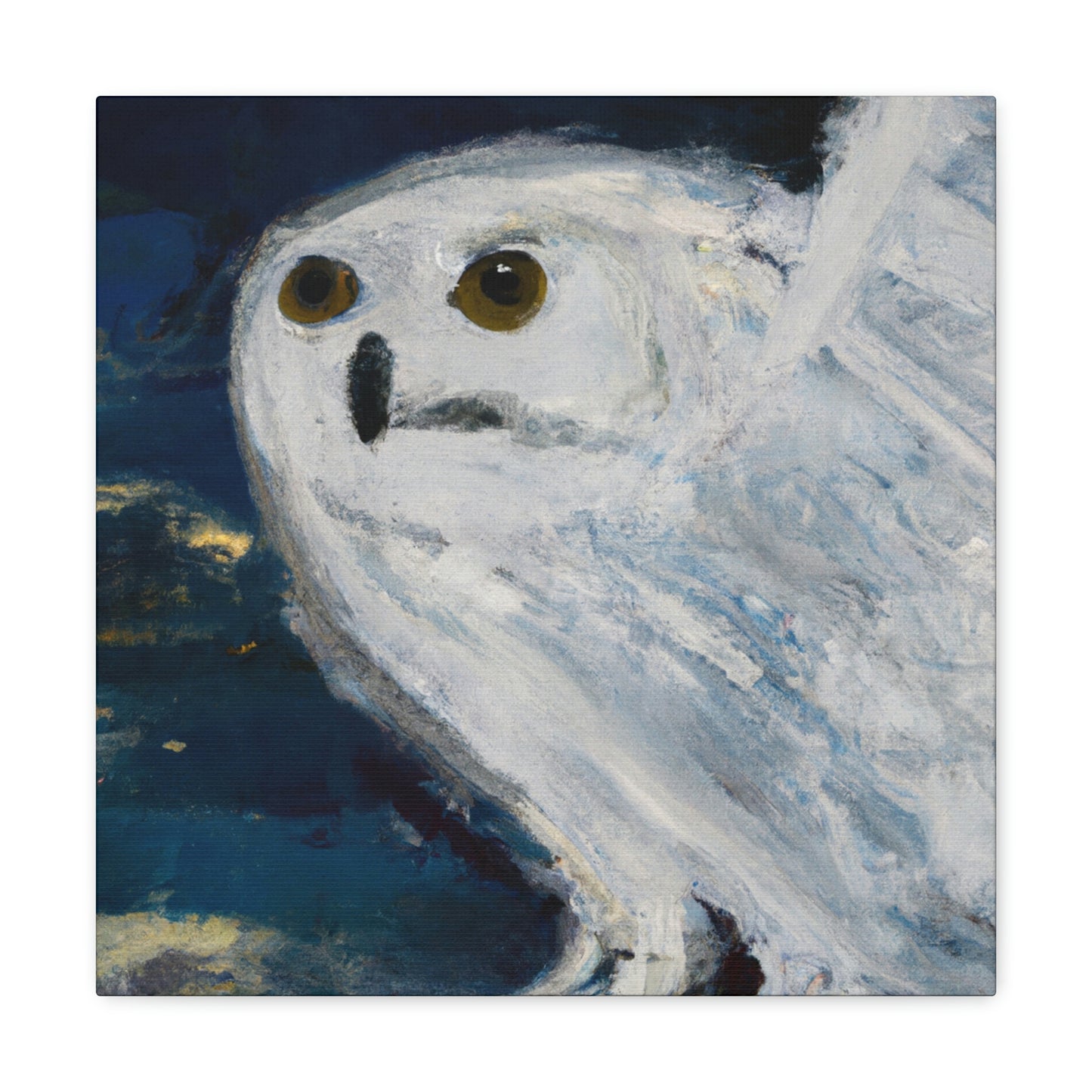 Snowy Owl Majesty - Canvas