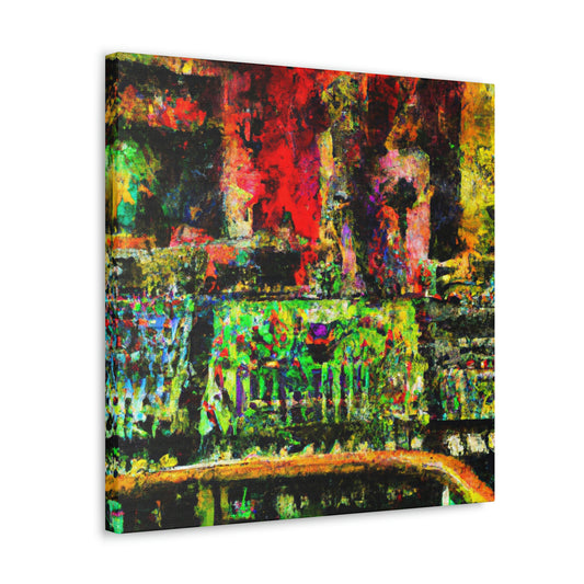 "Mixing Board Melody" - Canvas