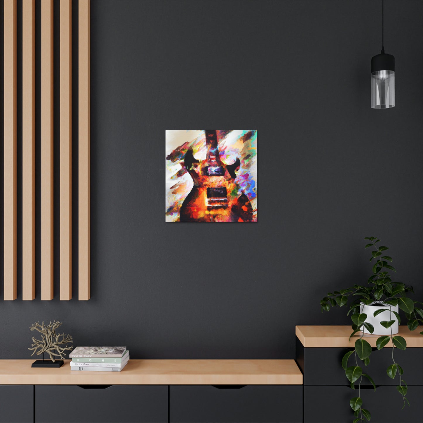 "Electric Guitar Symphony" - Canvas