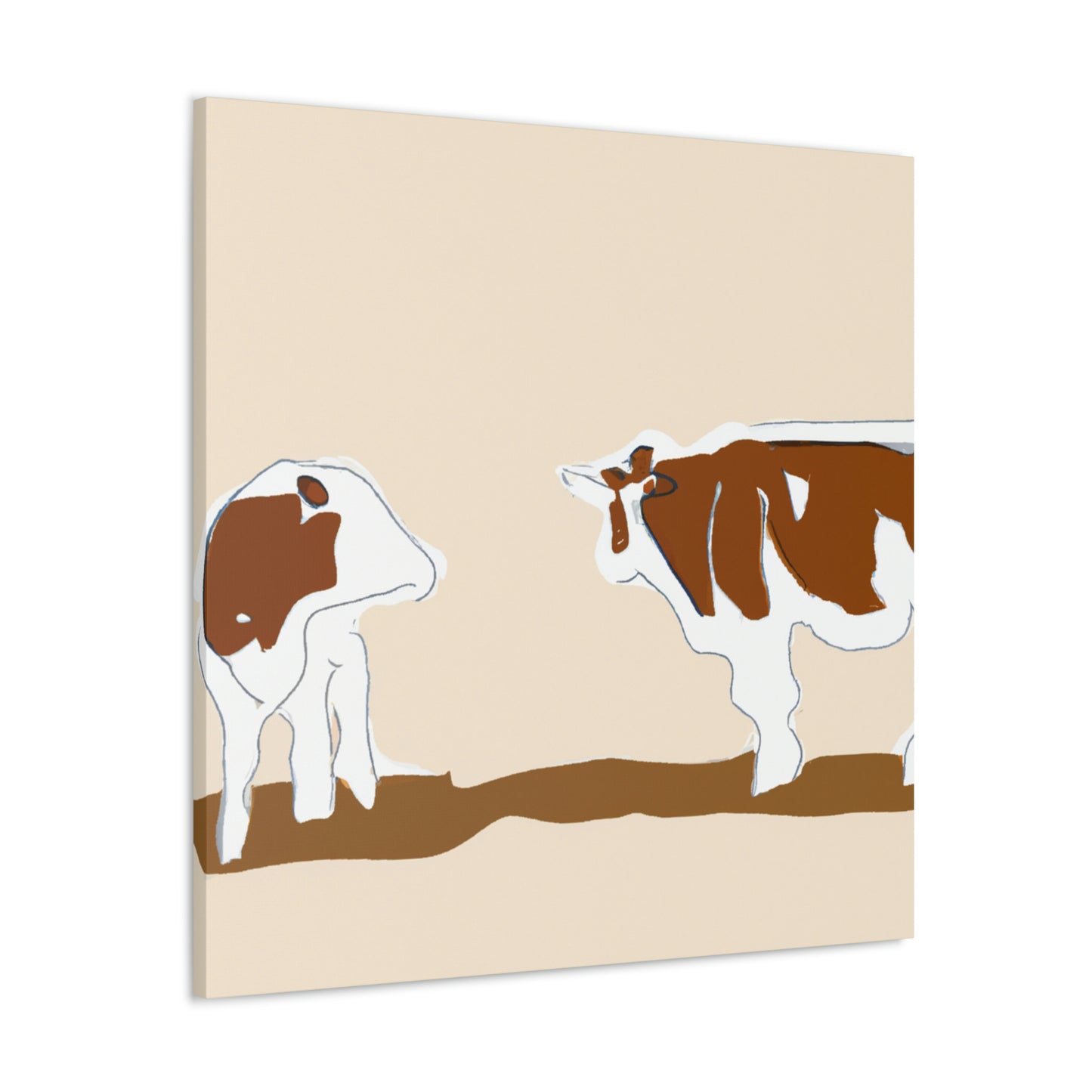 Cows in Simplicity - Canvas