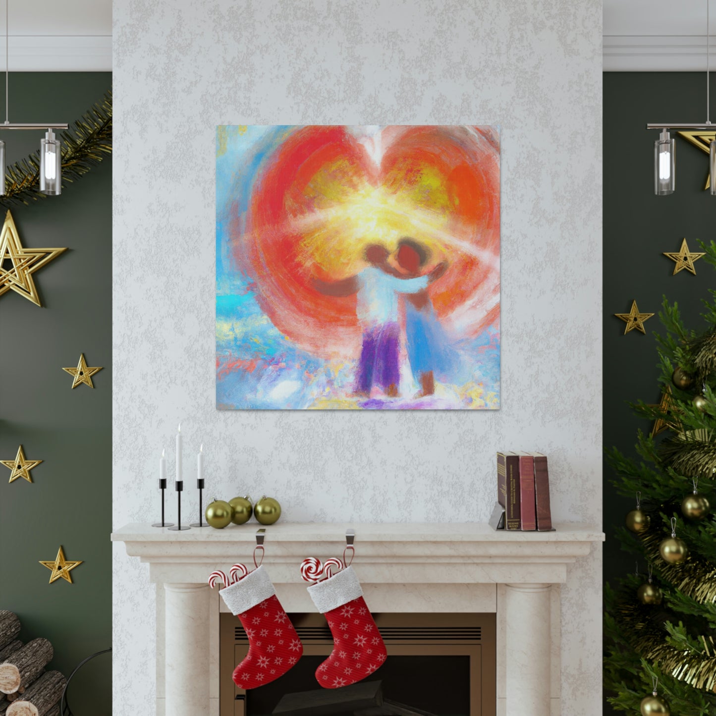 "Love Halo Illuminated" - Canvas