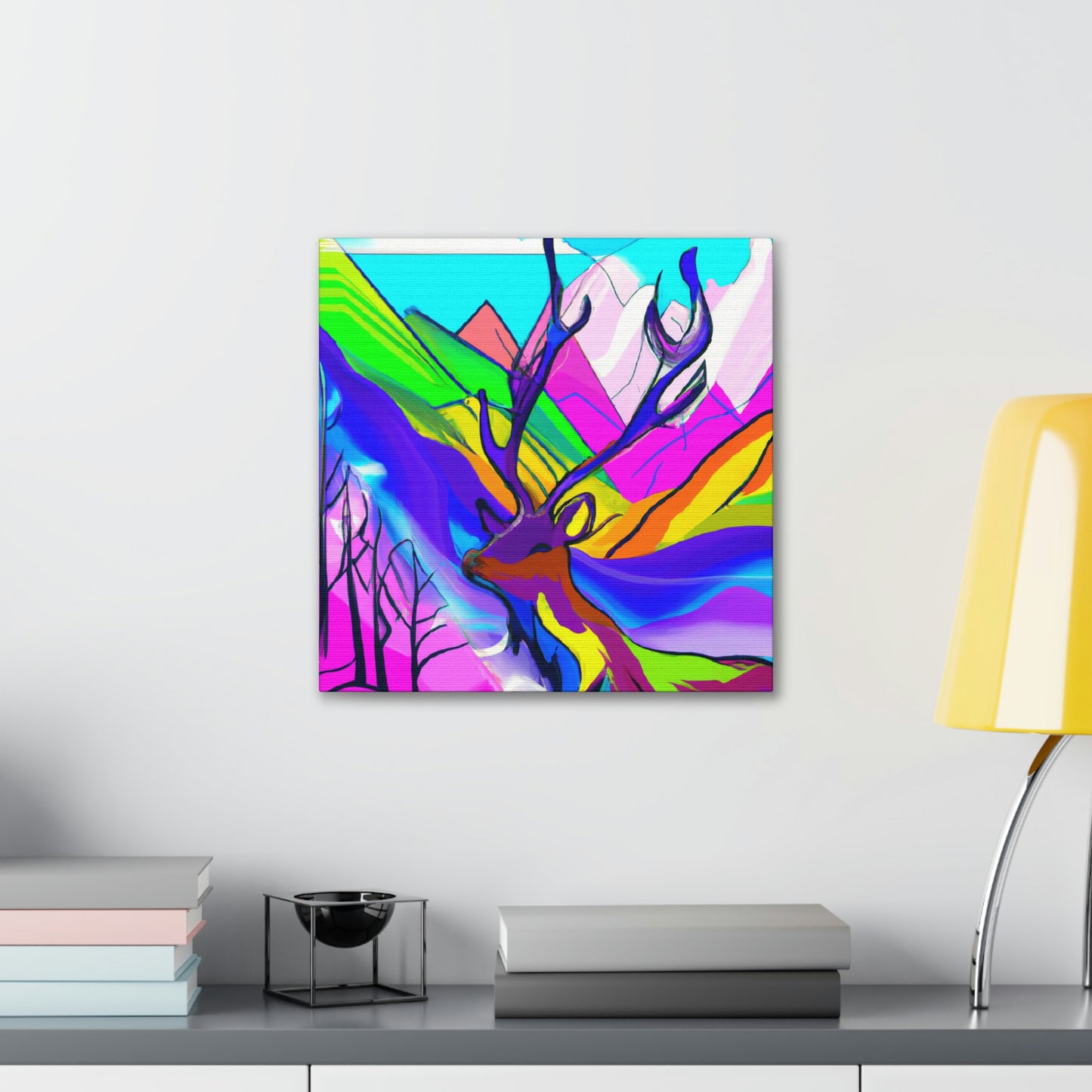 Deer in Fauve Hues - Canvas