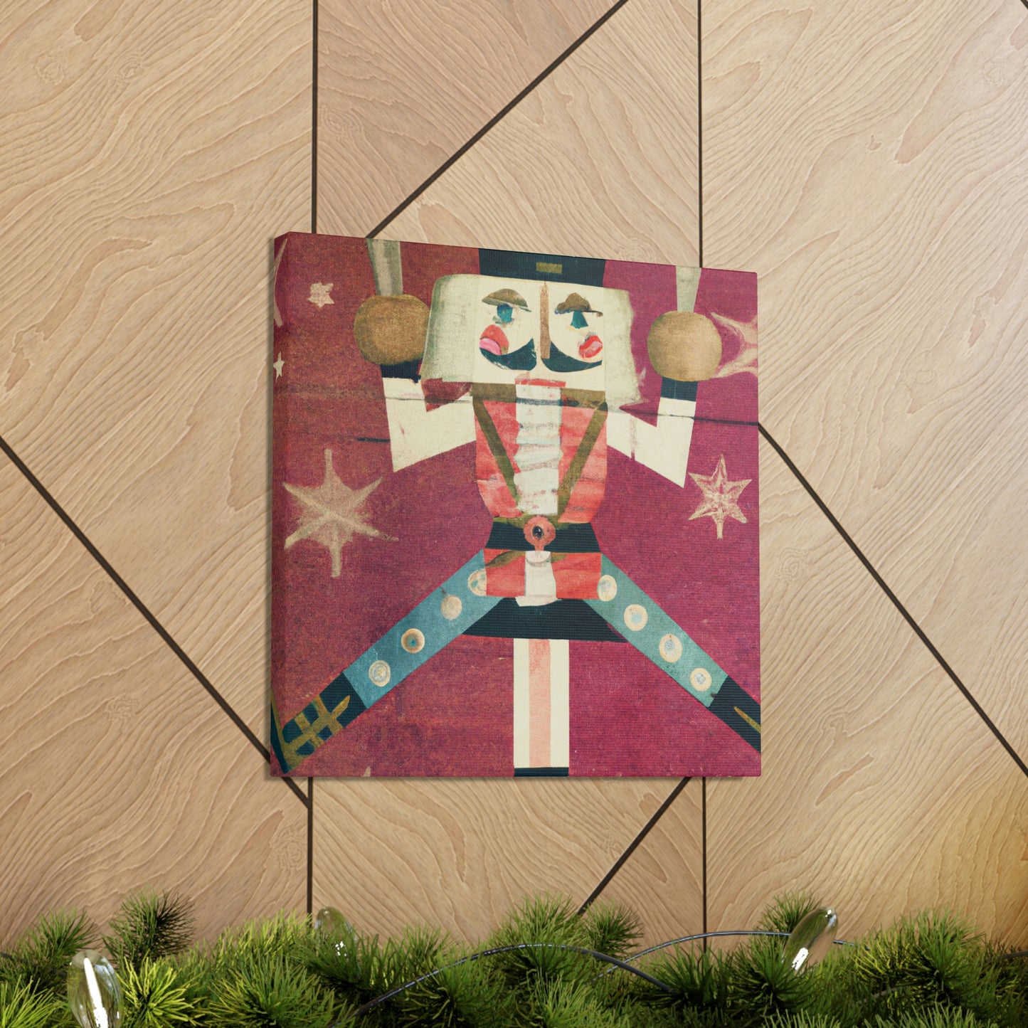 Nutcracker in Glitter - Canvas